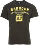 Barbour Casual Heren T-Shirt met Legendary A7 Design Groen Heren - Thumbnail 1