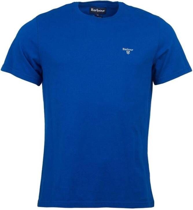 Barbour Casual katoenen T-shirt voor heren Blauw Heren