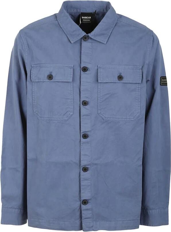 Barbour Casual overhemd Blauw Heren