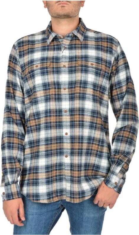 Barbour Casual Overhemd Blauw Meerkleurig Heren