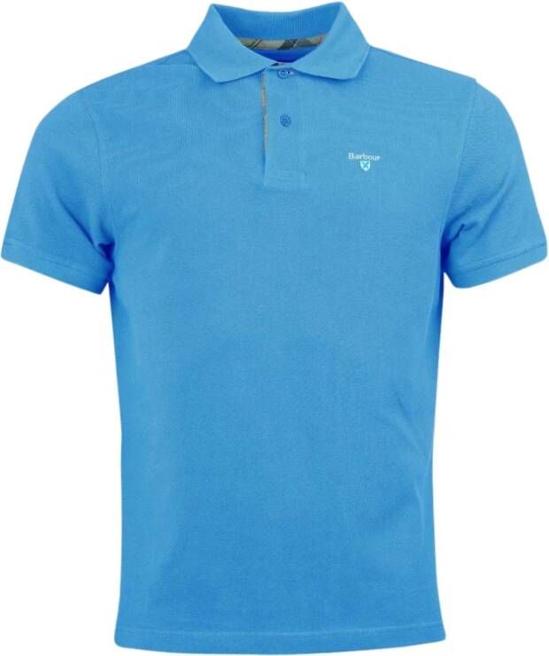 Barbour Casual Polo Shirt Blauw Heren