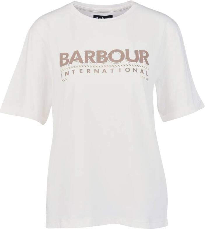 Barbour Chantilly T-shirts en Polos White Dames