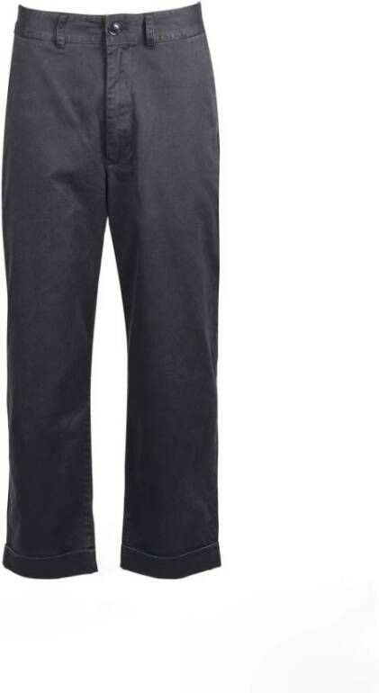 Barbour City Navy broek met relaxte pasvorm Blauw Heren