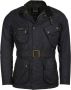 Barbour Groene jas met gewatteerde voering en gesp kraag Black Heren - Thumbnail 1