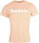 Barbour Coral Sands Logo T-Shirt Roze Heren - Thumbnail 1