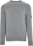 Barbour Cotton Crew Neck Sweater Grey-M Grijs Heren - Thumbnail 1