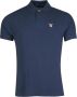 Barbour Crest Logo Tartan Polo Shirt Blauw Heren - Thumbnail 1