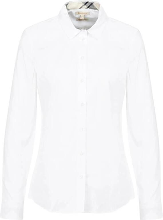 Barbour Derwent Tartan Oxford Overhemd White Dames