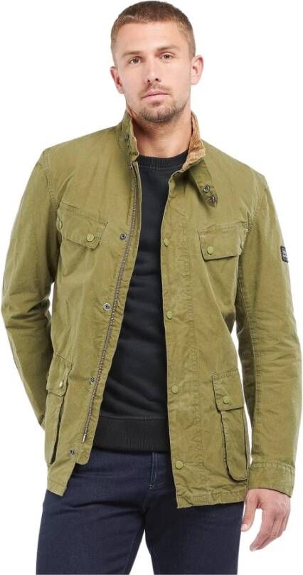 Barbour Duke Outw Zomer Was Jas Groen Heren