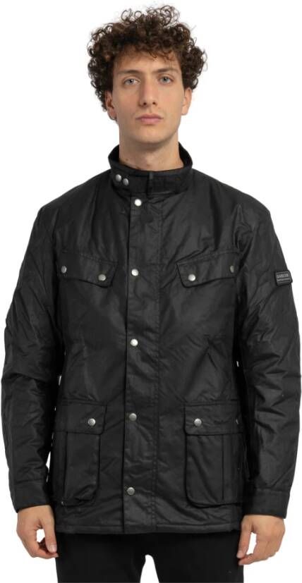 Barbour Leather Jackets Zwart Heren