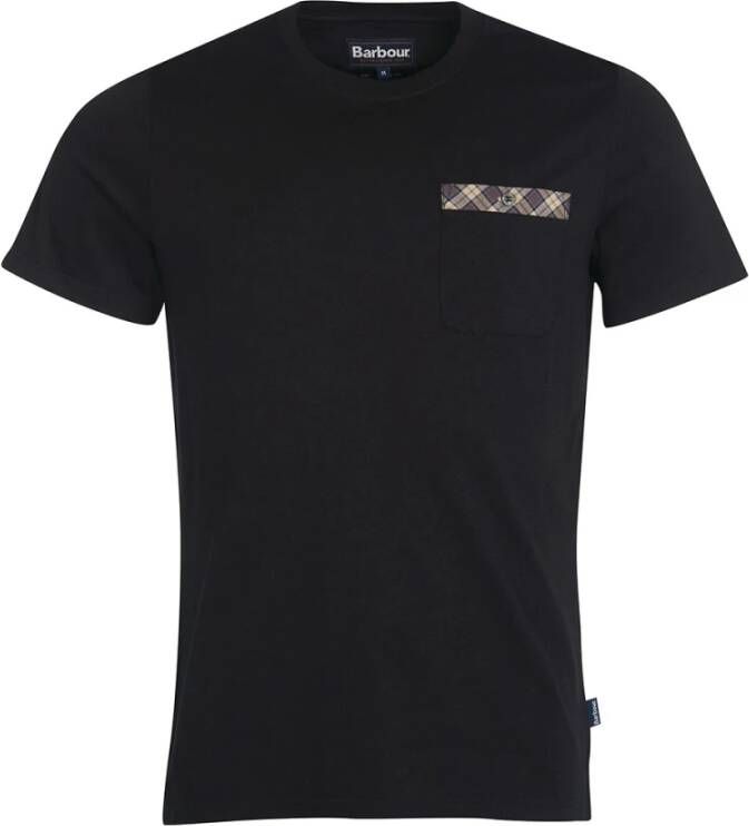 Barbour Durness Pocket T-Shirt Zwart Heren