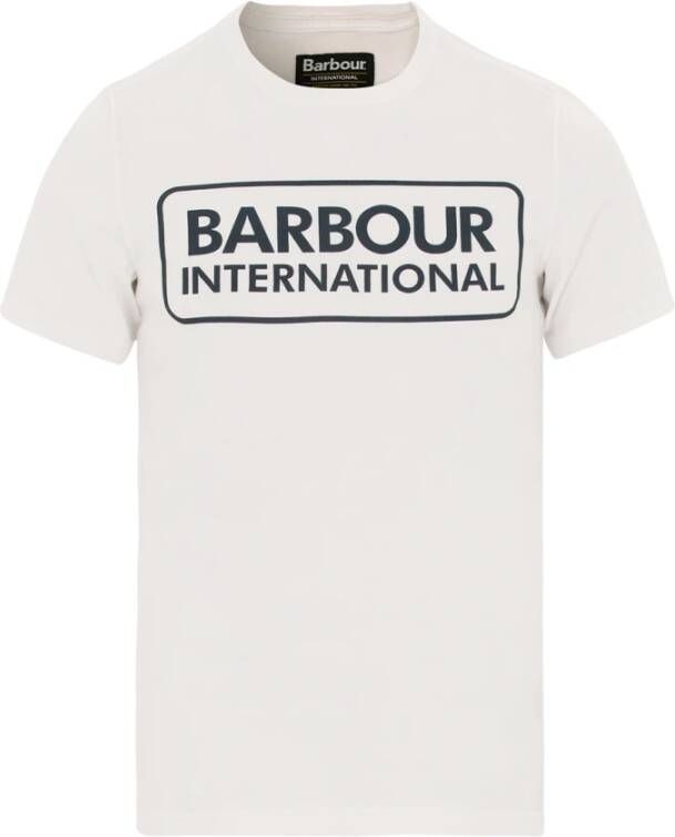 Barbour Essentiële Logo T-shirt Wit Heren