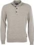 Barbour Essential Patch Half Zip Trui Beige Heren - Thumbnail 1