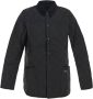 Barbour Gewatteerde Heritage Jas Zwart Heren - Thumbnail 1