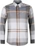 Barbour Grijze Stenen Getailleerd Overhemd met Knoopsluiting Beige Heren - Thumbnail 1