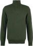 Barbour Groene lamswollen trui met opstaande kraag Green Heren - Thumbnail 1
