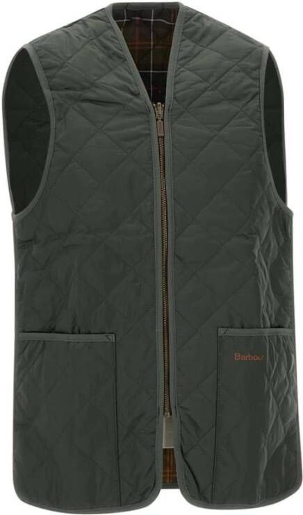 Barbour Groene Mouwloze Jas voor Heren Green Heren