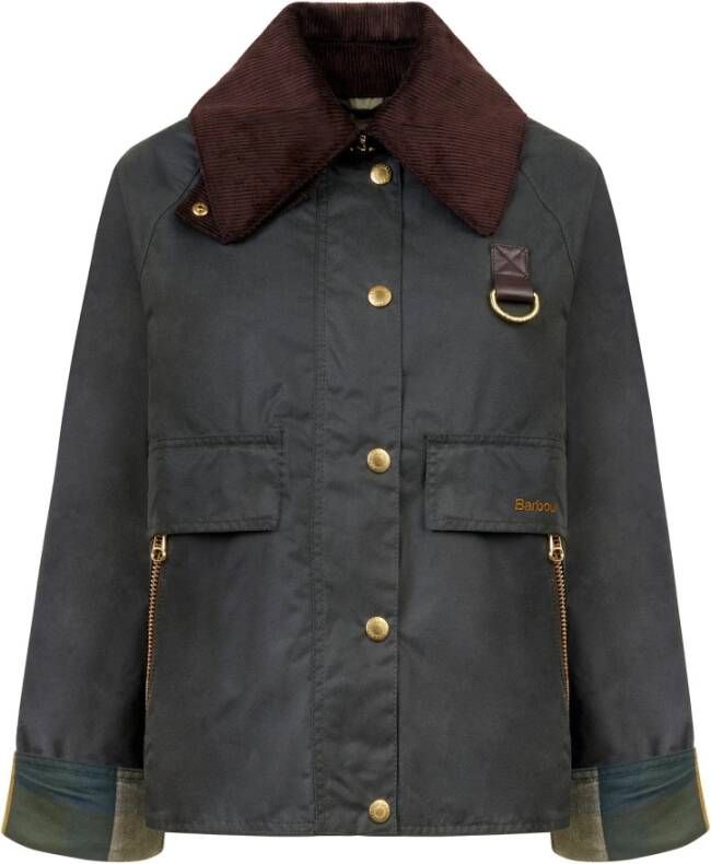 Barbour Gunnerside Wax Jas Olive Groen Dames
