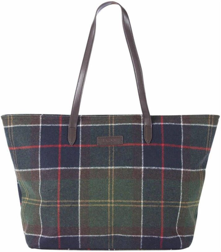 Barbour Klassieke Tartan Schoudertassen Green Dames