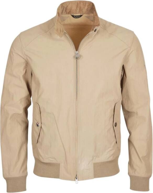 Barbour Klassieke Harrington Jas Beige Heren - Foto 3