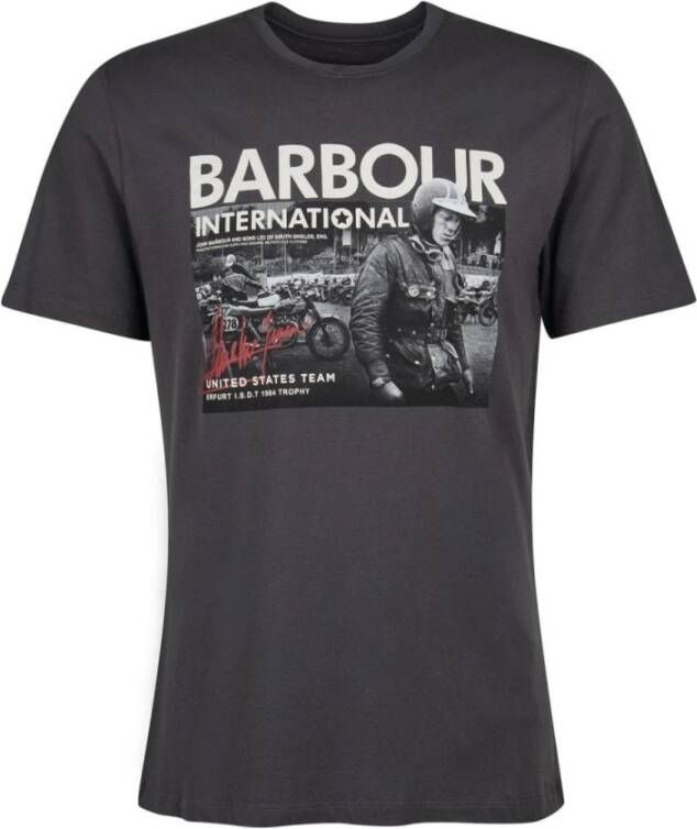Barbour Heren Barter T-Shirt Grijs Heren