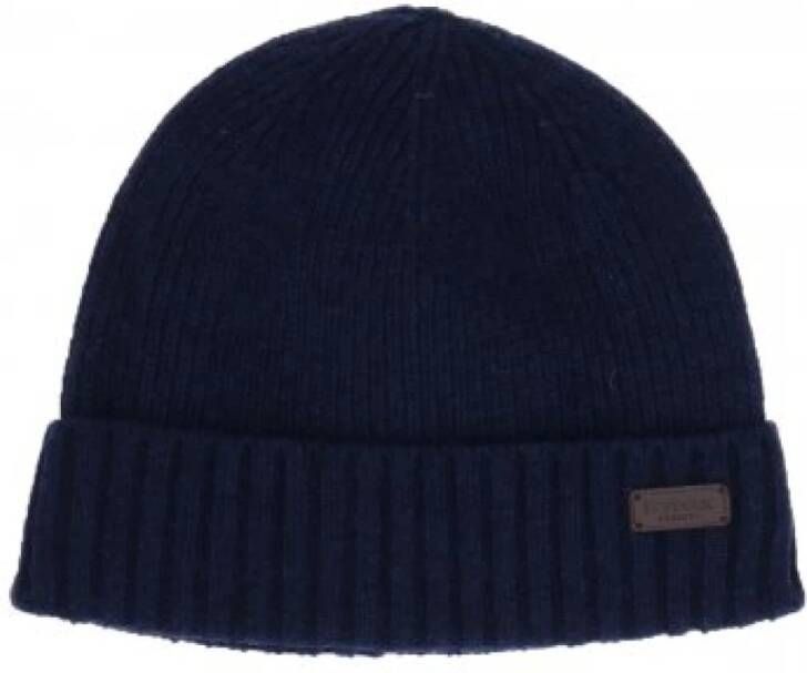Barbour Heren Carlton Gebreide Muts Blue Unisex
