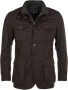 Barbour Heren Gewaxte Jas met 4 Zakken en Borstbeschermer Groen Heren - Thumbnail 1