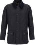 Barbour Blauwe Jassen met Logo en Voorsluiting Blue Heren - Thumbnail 1