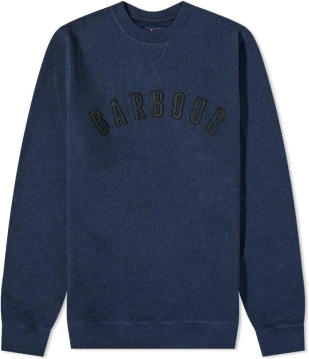 Barbour Heritage Navy Debson Sweatshirt Blauw Heren