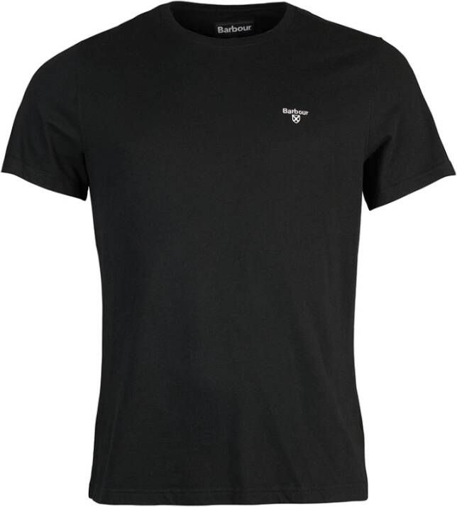 Barbour Klassiek zwart T-shirt voor heren Black Heren