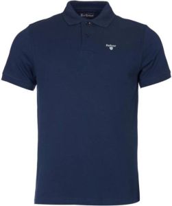 Barbour Klassieke Crest Polo Shirt Blauw Heren