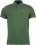 Barbour Geruite Piqué Polo voor een Casual Garderobe-update Groen Heren - Thumbnail 1