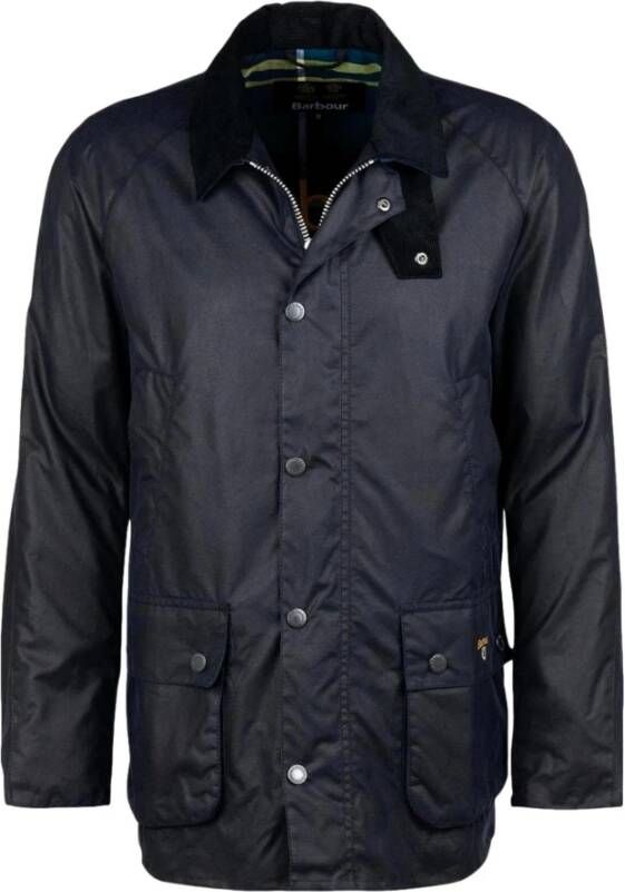 Barbour Crested Ashby Jacket Blue Heren