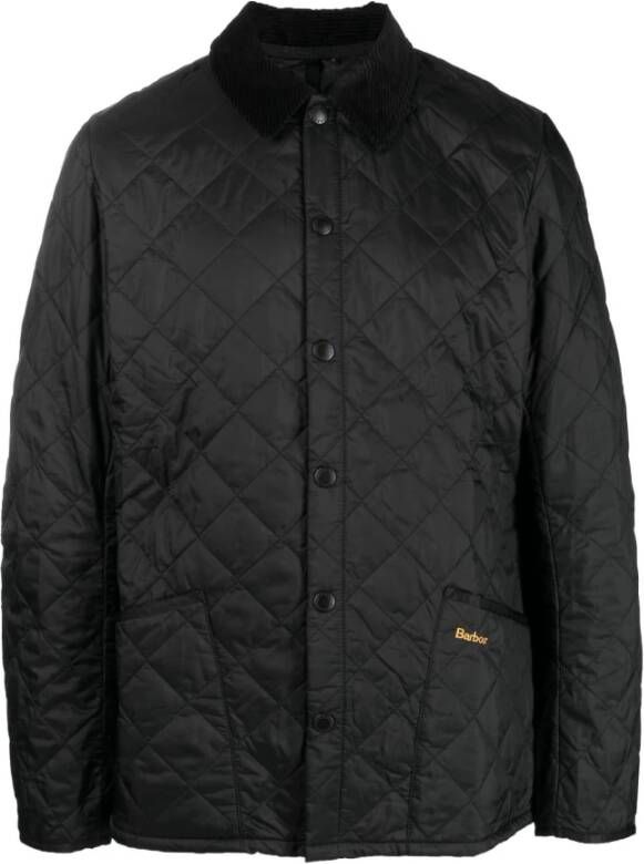 Barbour Liddesdale Gewatteerde Jas voor Heren Zwart Heren