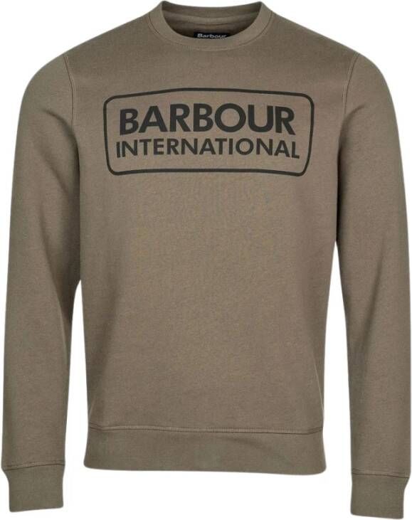 Barbour International Trui Logo Khaki