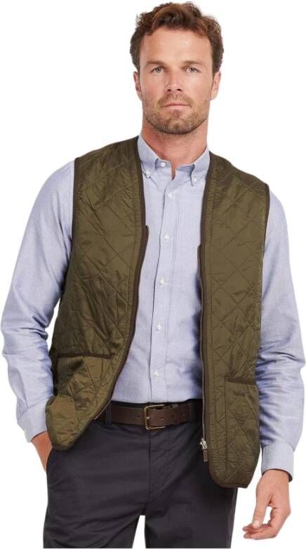 Barbour M Warm paal Linikg -vest Groen Heren