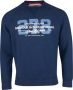 Barbour Marshall Grafische Sweatshirt Blauw Heren - Thumbnail 1
