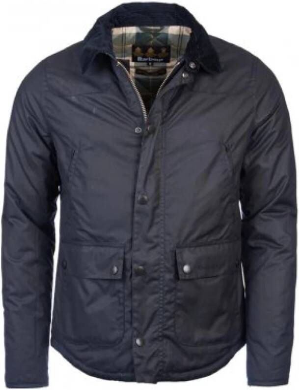 Barbour Men Wax Reelin Jacket Blauw Heren