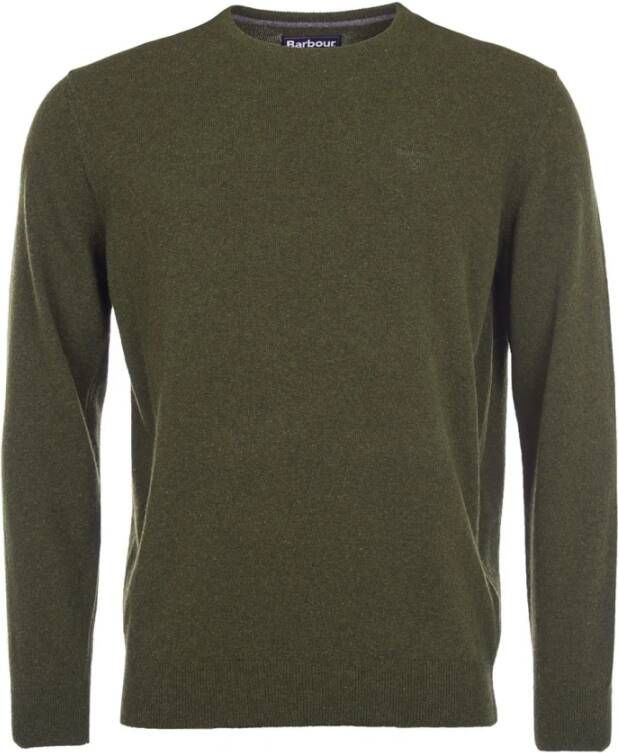 Barbour Essential Crew Neck Jumper Bruin Heren