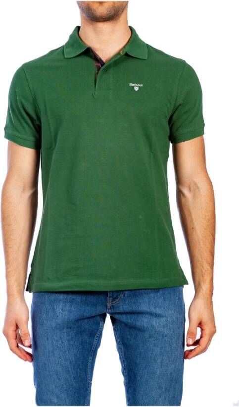 Barbour Mml0012Ol72 Polo Shirt Green Heren