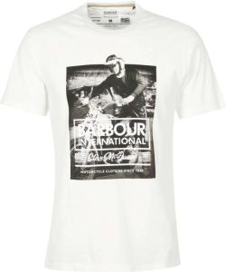 Barbour Morris T-shirt Wit Mts1136 Wh32 Wit Heren
