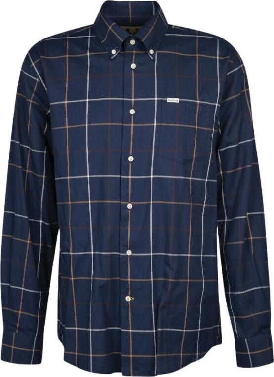 Barbour Dunmore Regular Fit Overhemd-M Blauw Heren