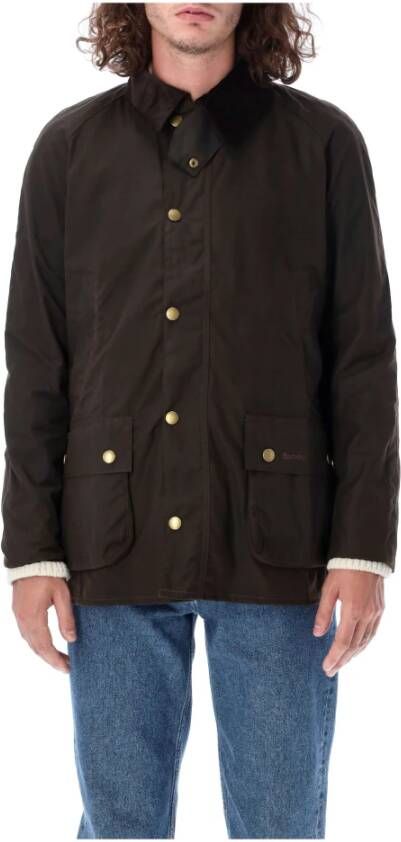Barbour Olive Aw23 Ashby Herenjas Groen Heren