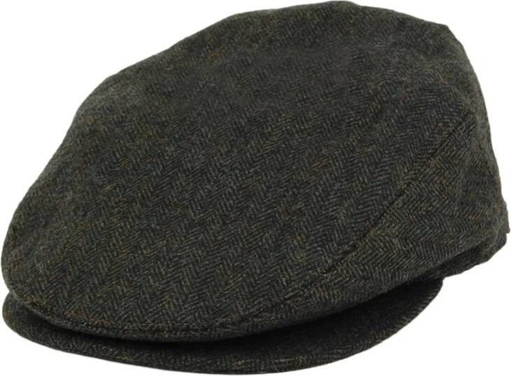 Barbour Opvouwbare Cheviot Tweed Hoed Zwart Unisex