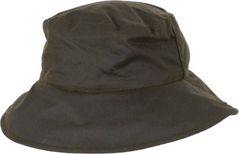 Barbour Opvouwbare katoenen hoed met landelijke inspiratie Groen Heren
