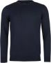 Barbour Pima Katoenen Crew Knitwear voor Mannen Blue Heren - Thumbnail 1