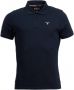 Barbour MML Polo Shirts Katoen Ingedrukt Logo Korte Mouwen Blue Heren - Thumbnail 1