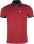 Barbour Polo Shirt met Contrast Kraag Rood Heren - Thumbnail 1