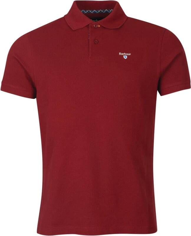 Barbour Polo Shirt Rood Heren