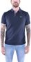 Barbour MML Polo Shirts Katoen Ingedrukt Logo Korte Mouwen Blue Heren - Thumbnail 4